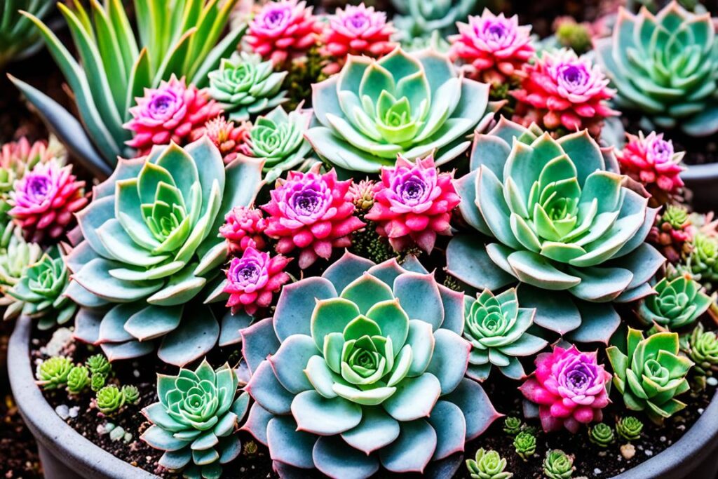 suculentas que florescem