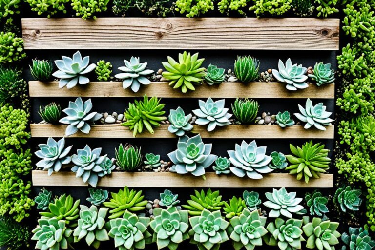 Mini Jardins Verticais com Suculentas: Beleza em Pequenos Espaços