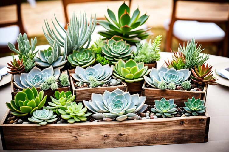 Suculentas na Decoração de Casamentos: Ideias Encantadoras