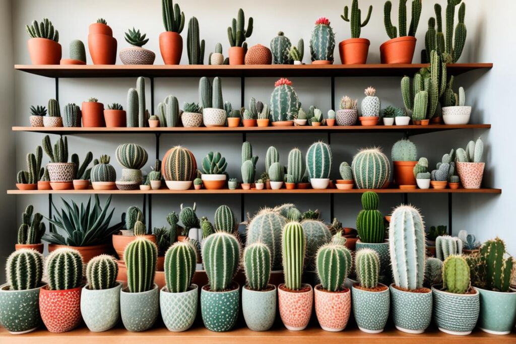 cactos raros em vasos