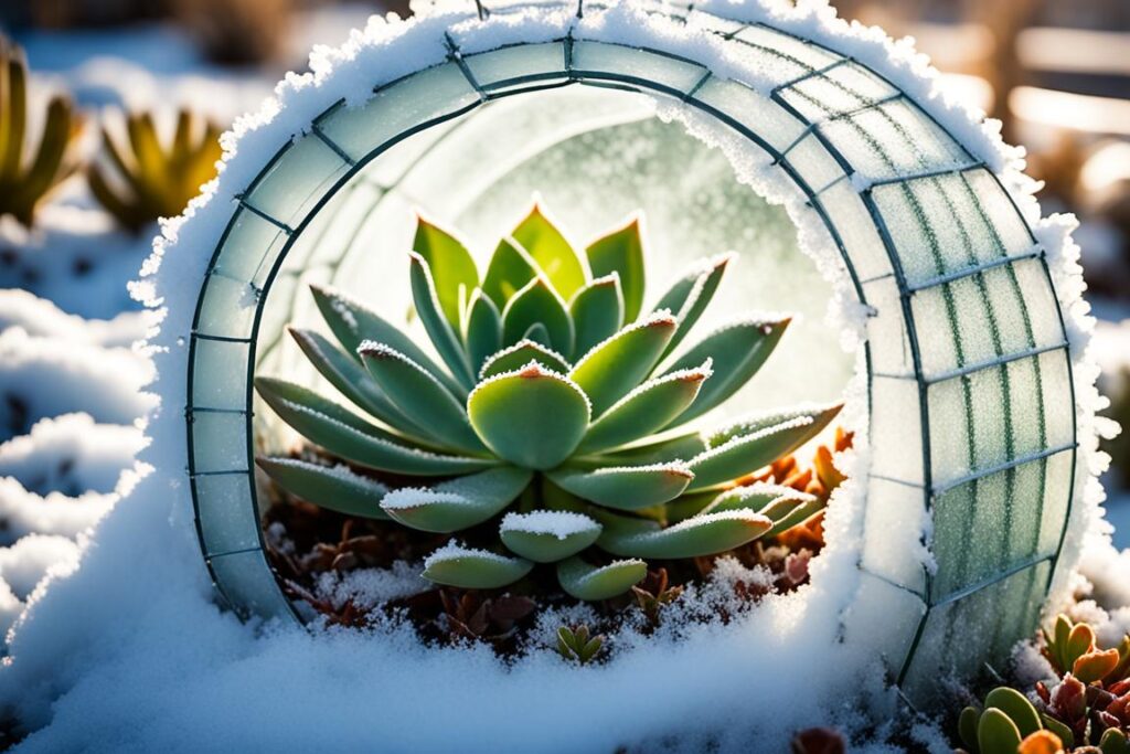 como proteção suculentas no inverno