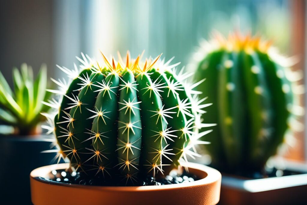 como regar cactos em vasos