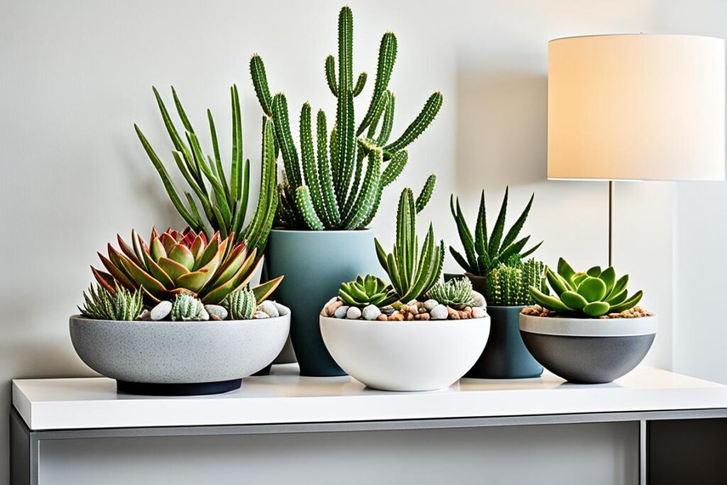 plantas suculentas na decoração