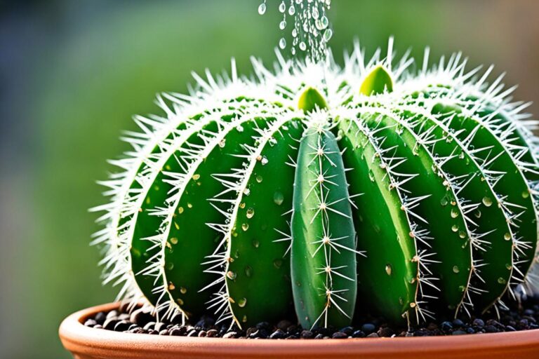 rega correta para cactos em vasos